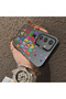 Samsung Galaxy S24 Compatible Matte Glossy Surface Impact Protection Colorful Silver Case Graffiti - 4