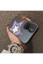 Xiaomi Redmi 10 Compatible Star Pattern Matte Glossy Surface Impact Protection Colorful Silver Case - 3