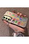 Samsung Galaxy S24 Fe Compatible Matte Glossy Surface Impact Protection Colorful Silver Case Graffiti - 3
