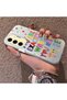 Samsung Galaxy S24 Fe Compatible Matte Glossy Surface Impact Protection Colorful Silver Case Graffiti - 3