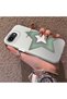 iPhone 16E Compatible Star Pattern Matte Glossy Surface Impact Protection Colorful Silver Case - 2