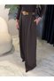 Belted High Waist Premium Palazzo Pants