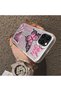 iPhone 14 Pro Compatible Colorful Silver Matte Glossy Surface Impact Protection Case with Butterfly Pattern - 3