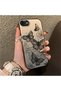 For iPhone 7/8/Se 2020 2022 Compatible Colorful Silver Matte Glossy Surface Impact Protection Case Butterfly Pattern - 5