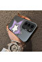 Samsung Galaxy S23 Compatible Star Pattern Matte Glossy Surface Impact Protection Colorful Silver Case - 3
