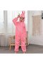 Delux Series Leisure Style Cute Jumpsuit Children's Rabbit Costume Pink Color 4-5 Years 100 cm - 5