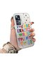 Xiaomi Mi 12t Compatible Matte Shiny Surface Impact Protection Colorful Silver Case Graffiti - 2
