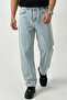 Men's Relaxed Fit Baggy Jean Trousers 30075 - Blue - 4