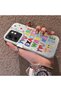 Infinix Smart 9 Compatible Matte Glossy Surface Impact Protection Colorful Silver Case Graffiti - 3