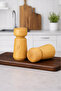 2-Piece Luxury Bamboo Salt and Pepper Shakers 7B166-177 - 2