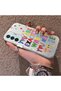 Samsung Galaxy M15 Compatible Matte Glossy Surface Impact Protection Colorful Silver Case Graffiti - 3