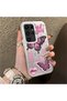 Samsung Galaxy S23 Ultra Compatible Colorful Silver Matte Glossy Surface Impact Protection Case Butterfly Pattern - 4