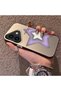 iPhone 16 Compatible Star Pattern Matte Glossy Surface Impact Protection Colorful Silver Case - 2