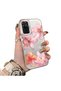 Xiaomi Redmi Note 10 Pro Compatible Flower Pattern Matte Glossy Surface Impact Protection Colorful Silver Case - 3