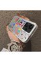 Xiaomi Redmi Note 13 Pro Plus+ 5g Compatible Matte Glossy Surface Impact Protection Colorful Silver Case Graffiti - 5