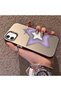 iPhone 11 Compatible Star Pattern Matte Glossy Surface Impact Protection Colorful Silver Case - 3