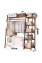 Multi-Function Bamboo Storage Ladder – 130cm Organizer for Daily Essentials - 4