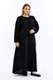 Stoned Plus Size Honeycomb Fabric Ferace - 4