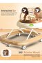 Pixora Baby Walker for Kids with 3 Position Adjustable Height, Musical Bar 6 to 18 Months - 3