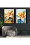 Colorful Lily 2 Piece Canvas - Canvas Painting