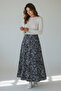 Women's Elastic Waist Patterned Piecewise Fish Skirt - 6
