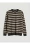 Lcwaikiki Classic Crew Neck Patterned Men's Knitwear Sweater