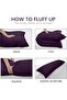 Ultra Soft Body Pillow - Long Side Sleeper Pillows For Use During Pregnancy - 100% Cotton - 6