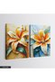 Colorful Lily 2 Piece Canvas - Canvas Painting - 2