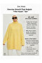 Women's Yellow Turtleneck Off Shoulder Wide Cut Knitwear Sweater Fmoda8084 - 6