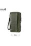 Leather-Look Women's Handheld Portfolio Bag with Wrist Strap, Bohemian Style Embroidered - 2