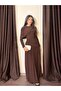 Women's Shoulder Piece Crossed Drawstring Dress