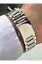 Special Design Silver-Green Color 5 Atm Water Resistance Steel Case Men Wristwatch S04164Mr - 4