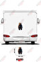 Standing Bear Visual Caravan Sticker Covering