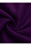 Men's Purple Half Zipper Winter Sweatshirt Mock Neck 3 Yarn Fleece-Lined - 4