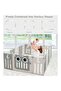 Foldable Baby Playpen With Fence For Indoor 14 pcs - 3