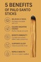 Palo Santo 10 Sticks for Home Relaxation and Cleansing - 2