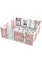 Foldable Baby Playpen With Fence For Indoor 18 pcs