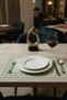 Pares Series 6-Piece Faux Leather American Service Set - 32X44 cm - Water Green - 2