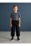 Boys' Cotton Soft Textured Sweatpants with Elastic Waistband and Cuffs - 5