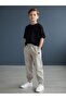 Boys' Cotton Soft Textured Sweatpants with Elastic Waistband and Cuffs - 2