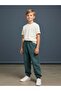Boys' Cotton Soft Textured Sweatpants with Elastic Waistband and Cuffs