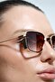 Parison Sunglasses - Unisex Sunglasses Gold / Brown Uv400 Protected - 3