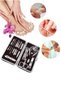 12 Pieces Stainless Steel Compact and Portable Manicure Scissors Nail Clippers - 3