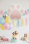 Paw Print Foil Balloon 52X45 cm – Cat/Dog Paw Shaped Helium Compatible Party Birthday Balloon - 4