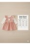 Girl's Floral Double Long Sleeve Badi and Waffle Dress with Ruffle Detail on the Sleeves, 6-24 Months - 3