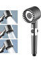 High-Performance Massage Effect Water-Saving Shower Head Chrome Plated Long-Lasting - 4