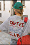 Coffee Club Printed Unisex T-Shirt