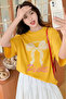 Unisex T-Shirt with Bow Print