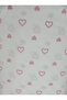 100% Cotton Pink Heart Pattern Double Duvet Cover Set - 2