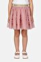 Toddlers Girl Textured Skirts, Old Rose